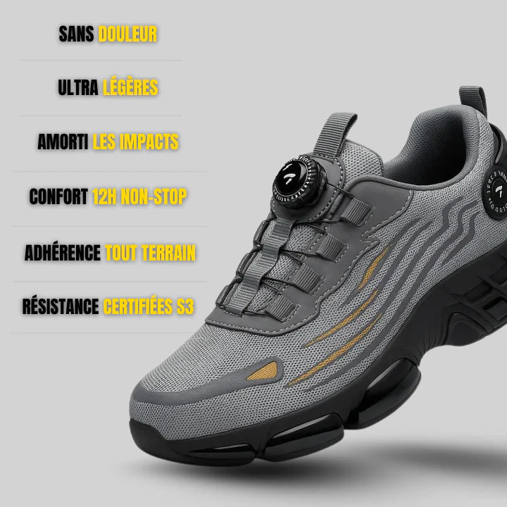 SAFEKRS™ MAX ONE S3 : Sécurité & Confort 12h Non-Stop